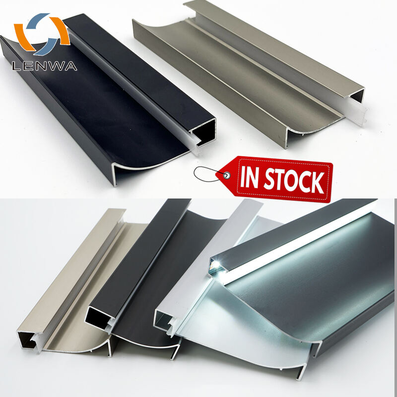 Aluminum Alloy Skirting with LED - Surface and Recessed Options