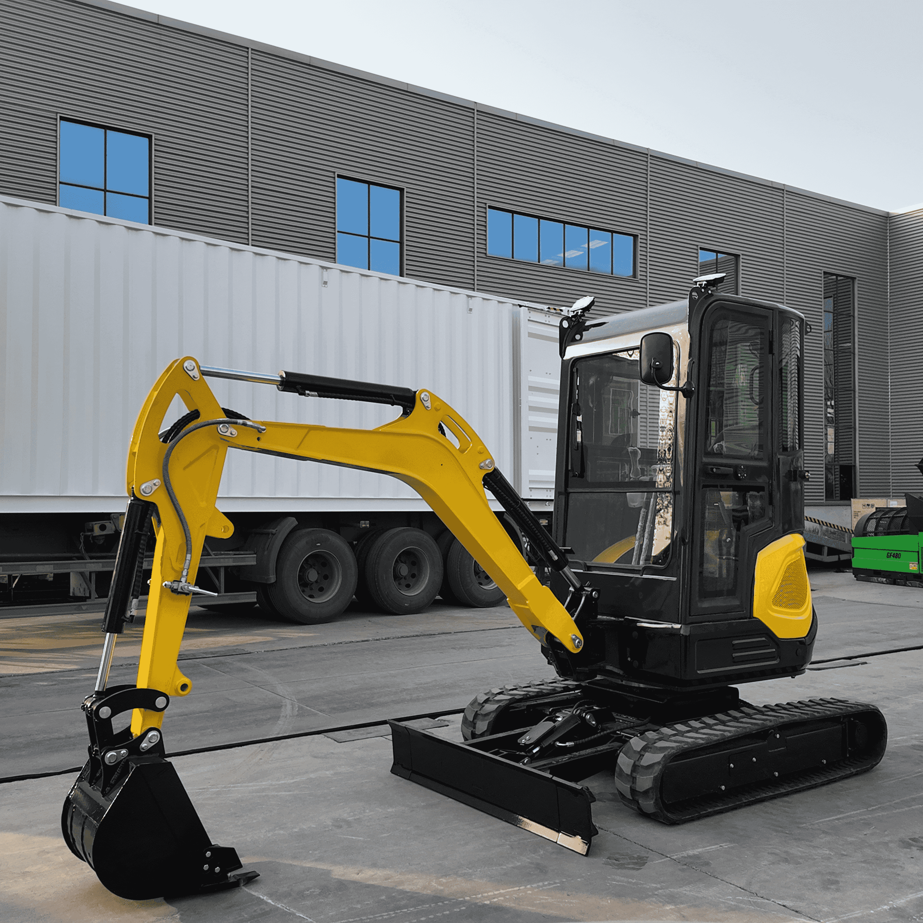 Which construction scenarios are most suitable for 2 ton excavators?