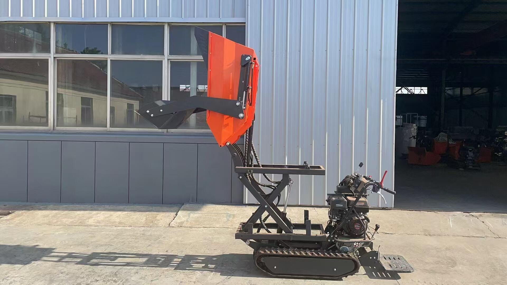 Paletli Logway Mini Dumper: Zorlu Arazi Koşulları için Üstün Çekiş
