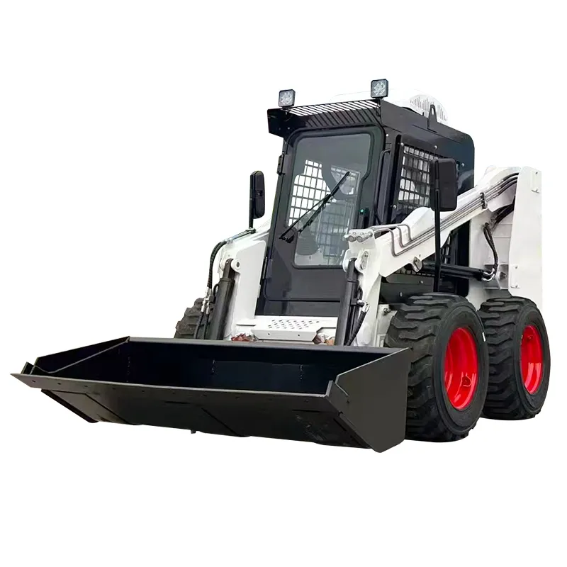 What advantages do skid steer loaders bring to construction work