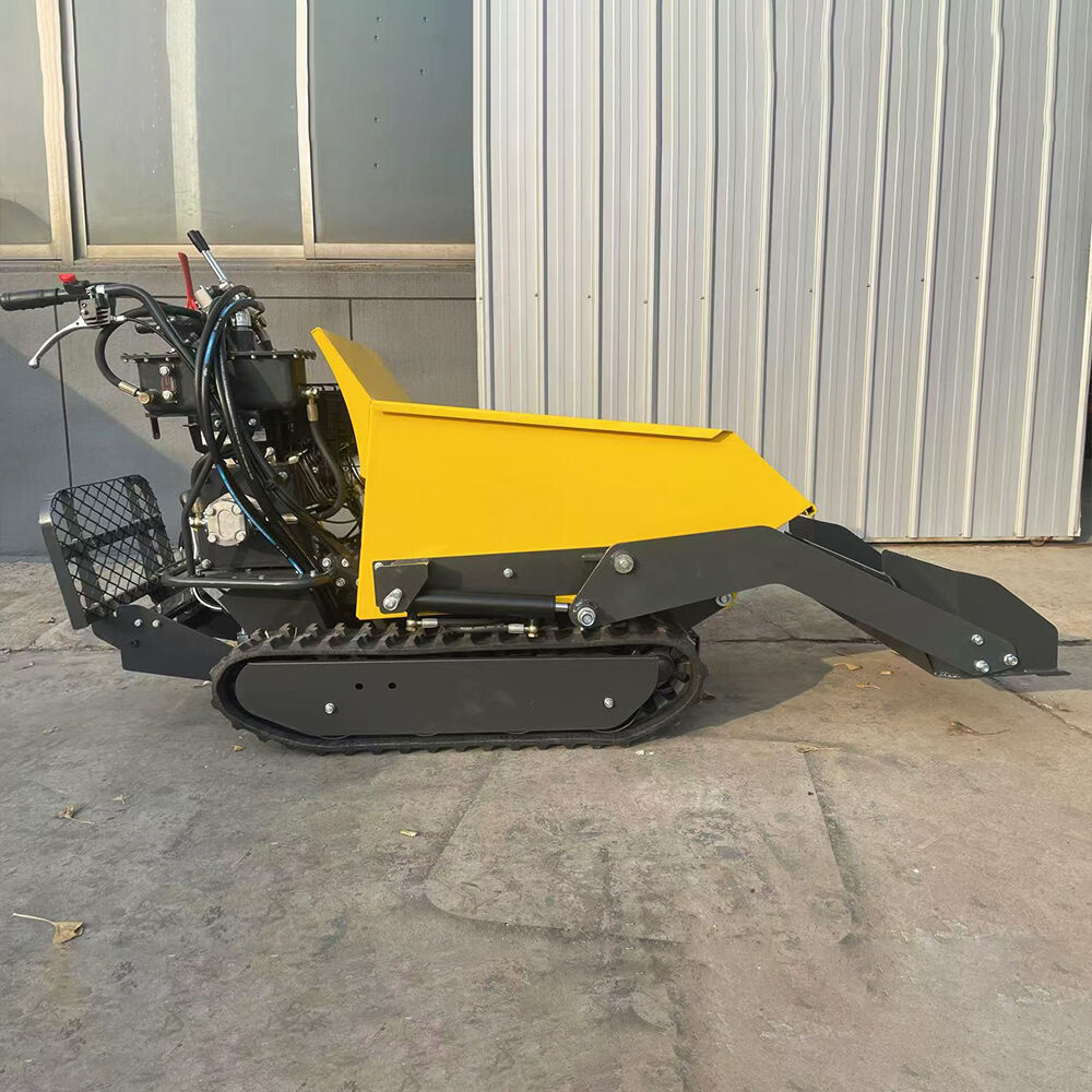 로그웨이 트랙형 덤퍼: 험준한 지형 및 연약한 지반에서 뛰어난 접지력과 안정성