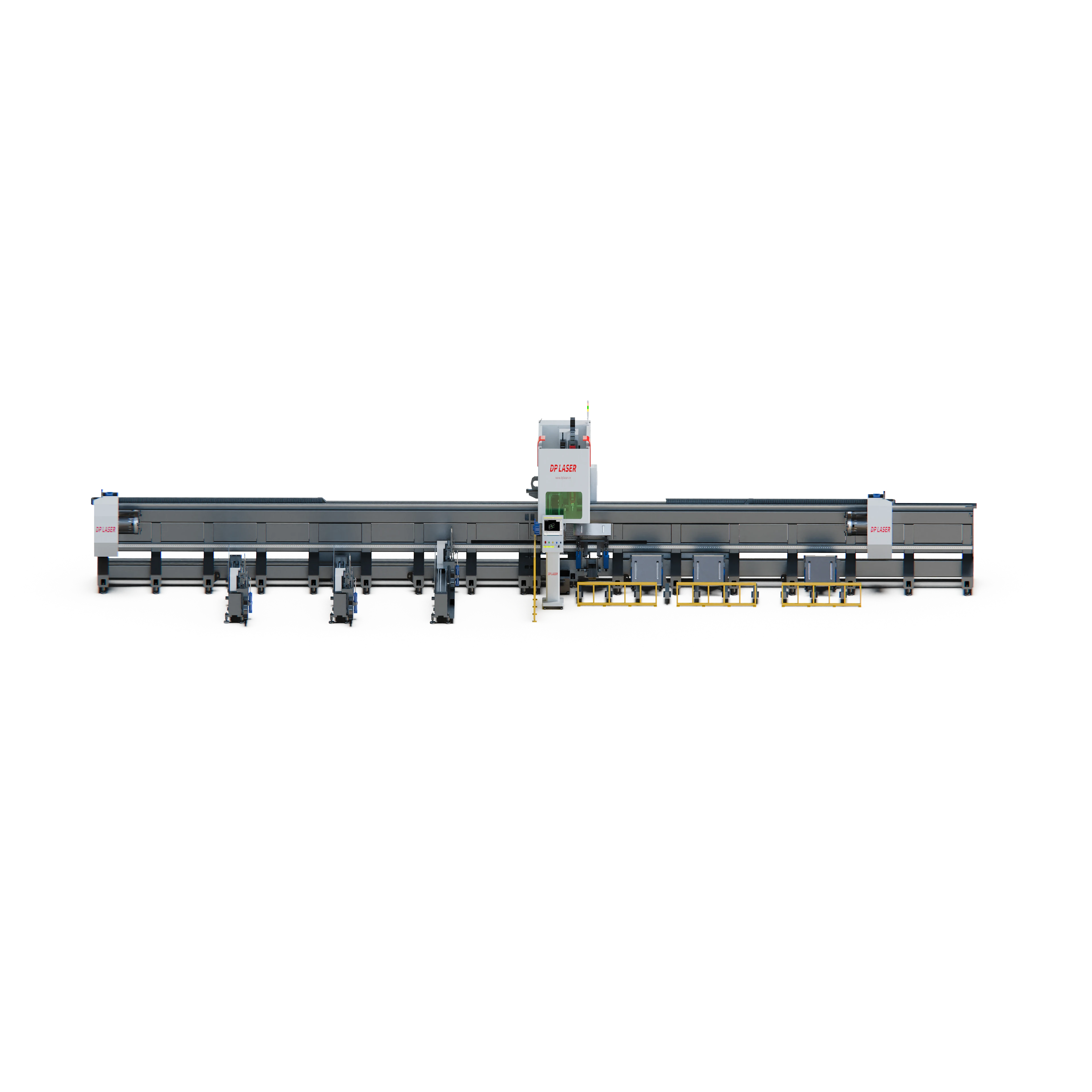 L-Series Triple-Chuck Zero-Scrap Heavy-Duty Tube Laser Cutting Machine