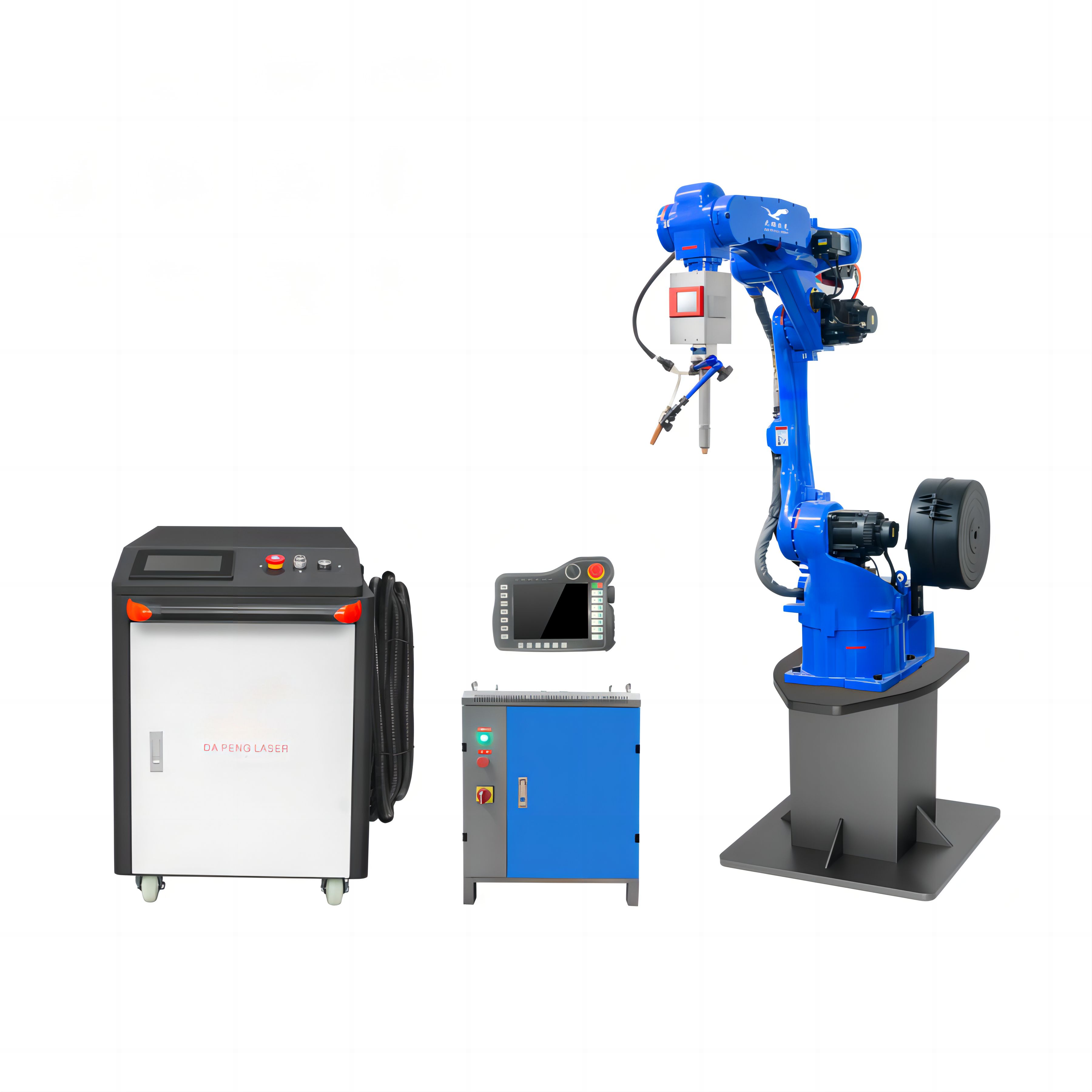 6 Axis Double Station Laser Welding Robot