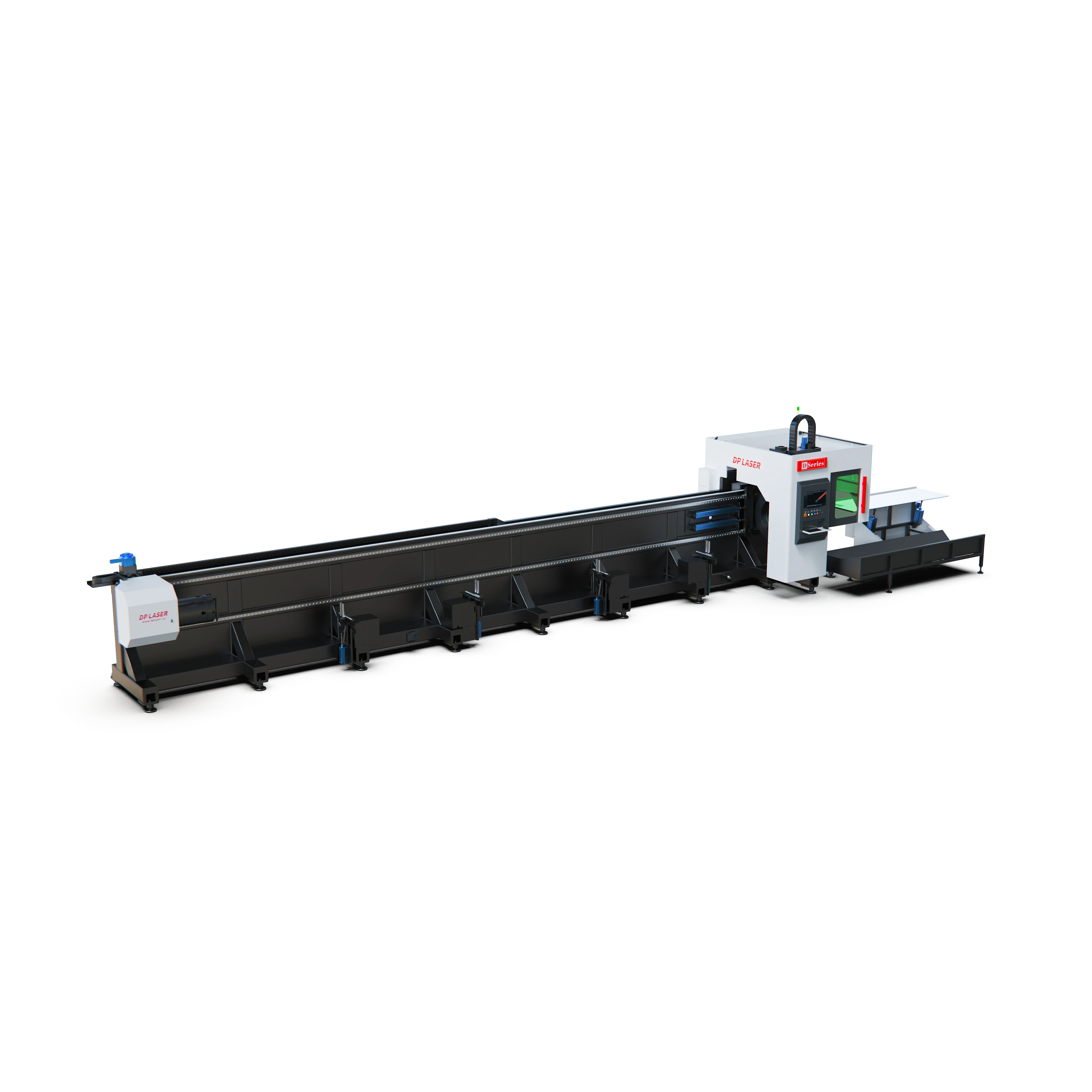 D-Series Dual-Chuck High-Speed Zero-Scrap Tube Laser Cutting Machine
