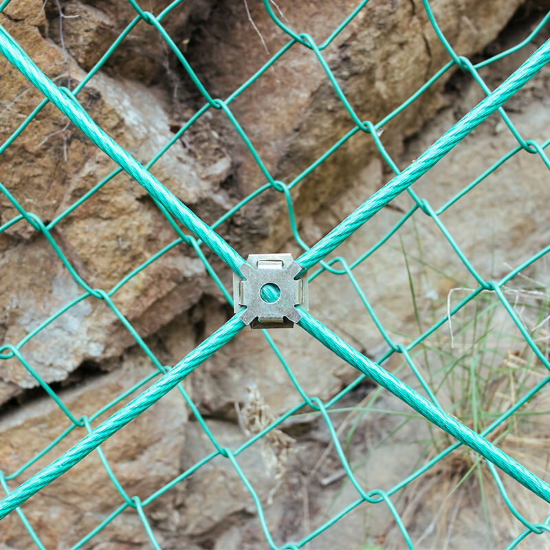 Rockfall netting for stones from falling