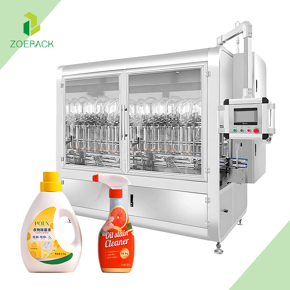 Màquina d'ompliment lineal automàtica de 4L 5L 10L Línia de producció de màquines d'ompliment de detergent líquid