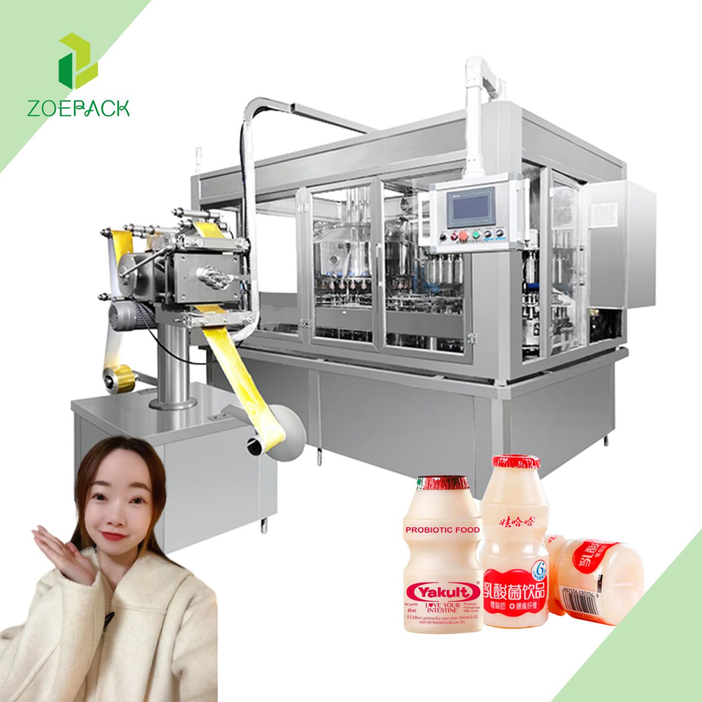 Fruit Juice Soda Milk Beer Water Carbonated Beverage Glass Filling Machine