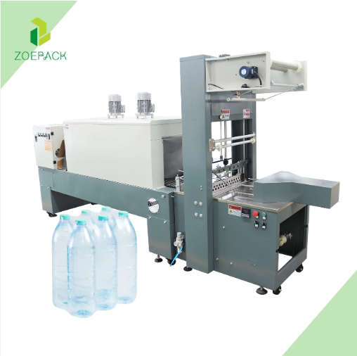 Auto PE film shrink wrapping packing machine Pet Plastic Bottle Shrink Packing Wrapping Machine