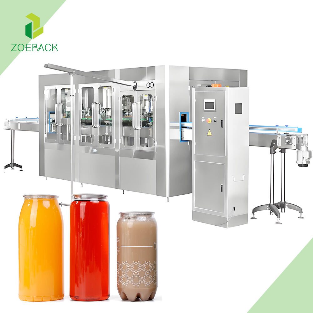 Automatic Beer Filling and Can Filling Machine For Carbonated Beverage