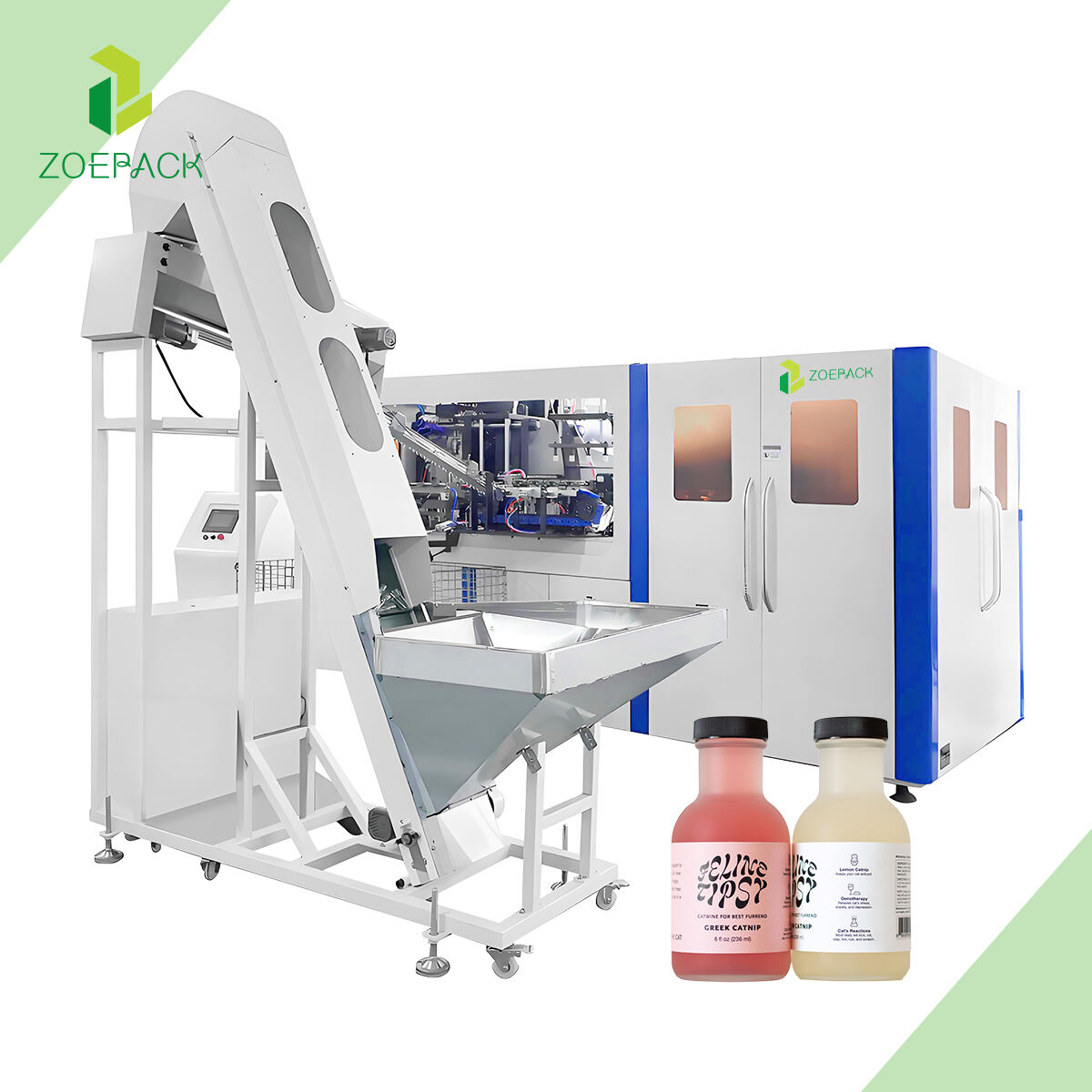 Kumpletong PET Plastik Bottle Automatic Blow Molding Machine Bottle Making Machine