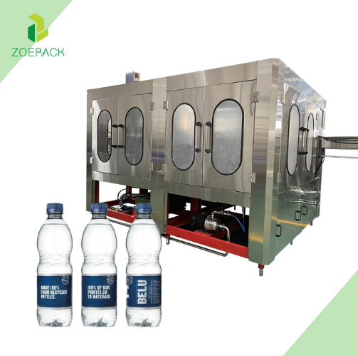 500 ml automatische watervulmachine 60 Bpm watervulmachine 3 in 1 watervulmachine Water bottelarijmachine