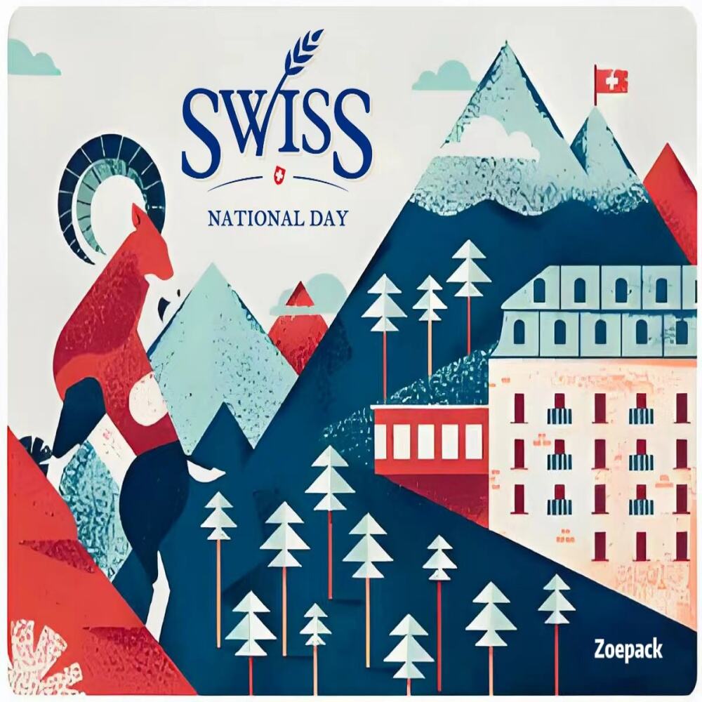 Celebrating Swiss National Day — Zoepack Extends Warmest Wishes to Our Swiss Clients