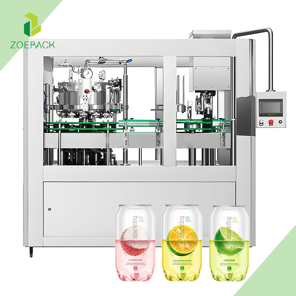 Carbonated Drinking Can Filling Machine Beverage Filling Machine Juice Can Filling Line Sealing Machine