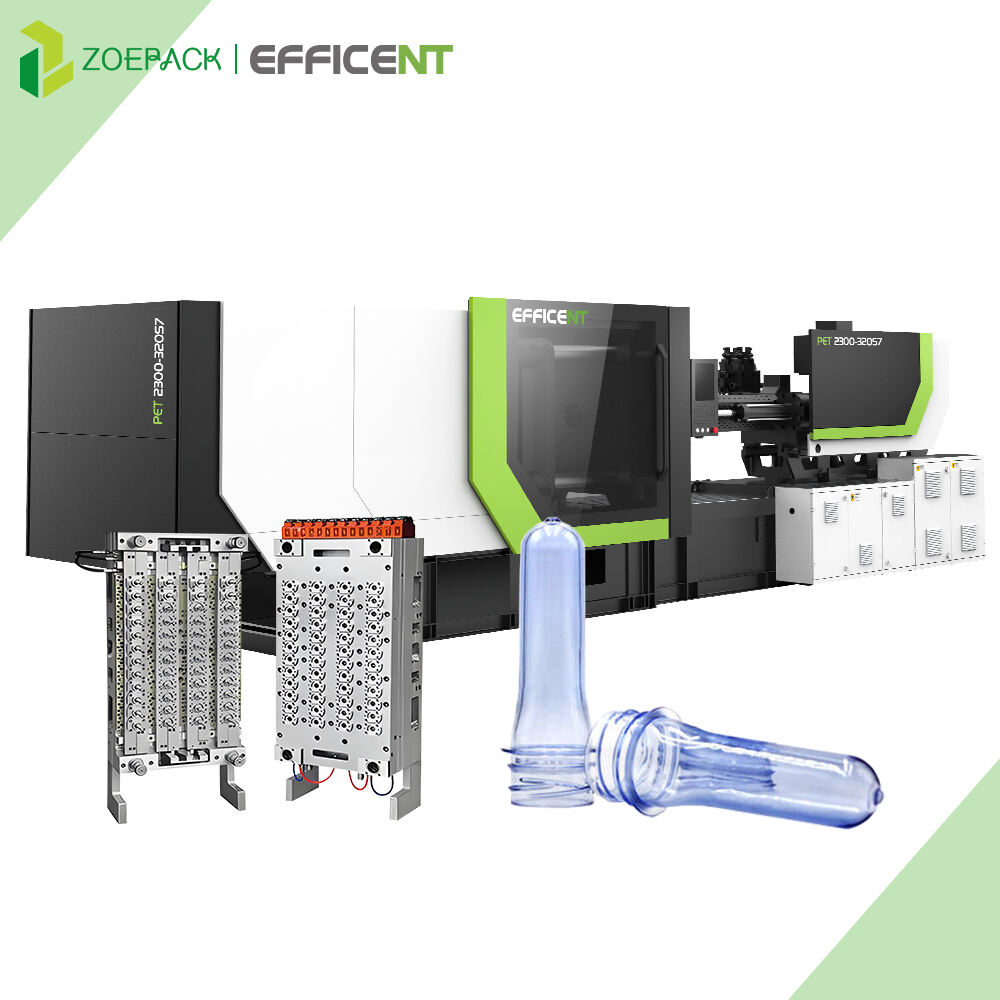 Ligne de production de bouteilles PET à économie d'énergie Prix de la machine de moulage par injection de préformes PET