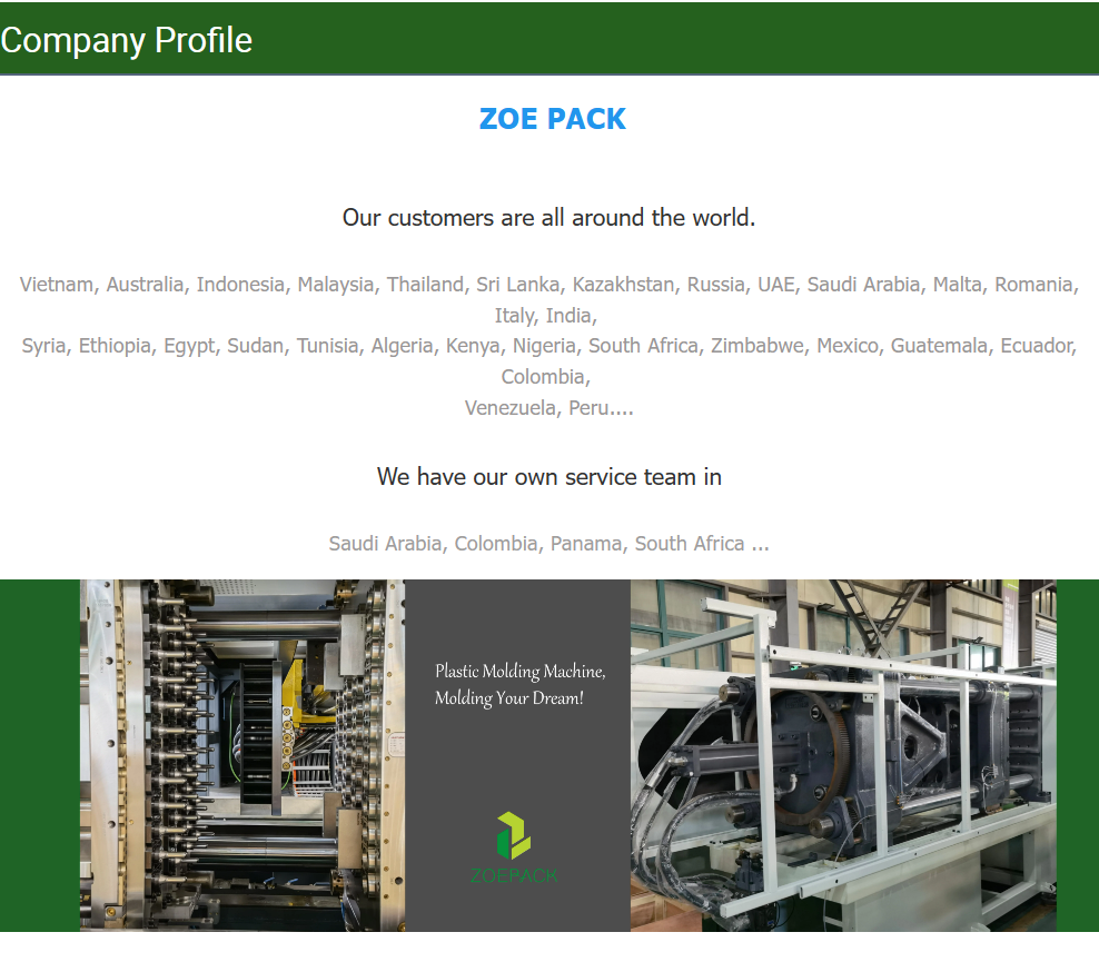 Energy Saving PET Preform Injection Molding Machine Make Plastic Bottle Blow Molding Machine supplier