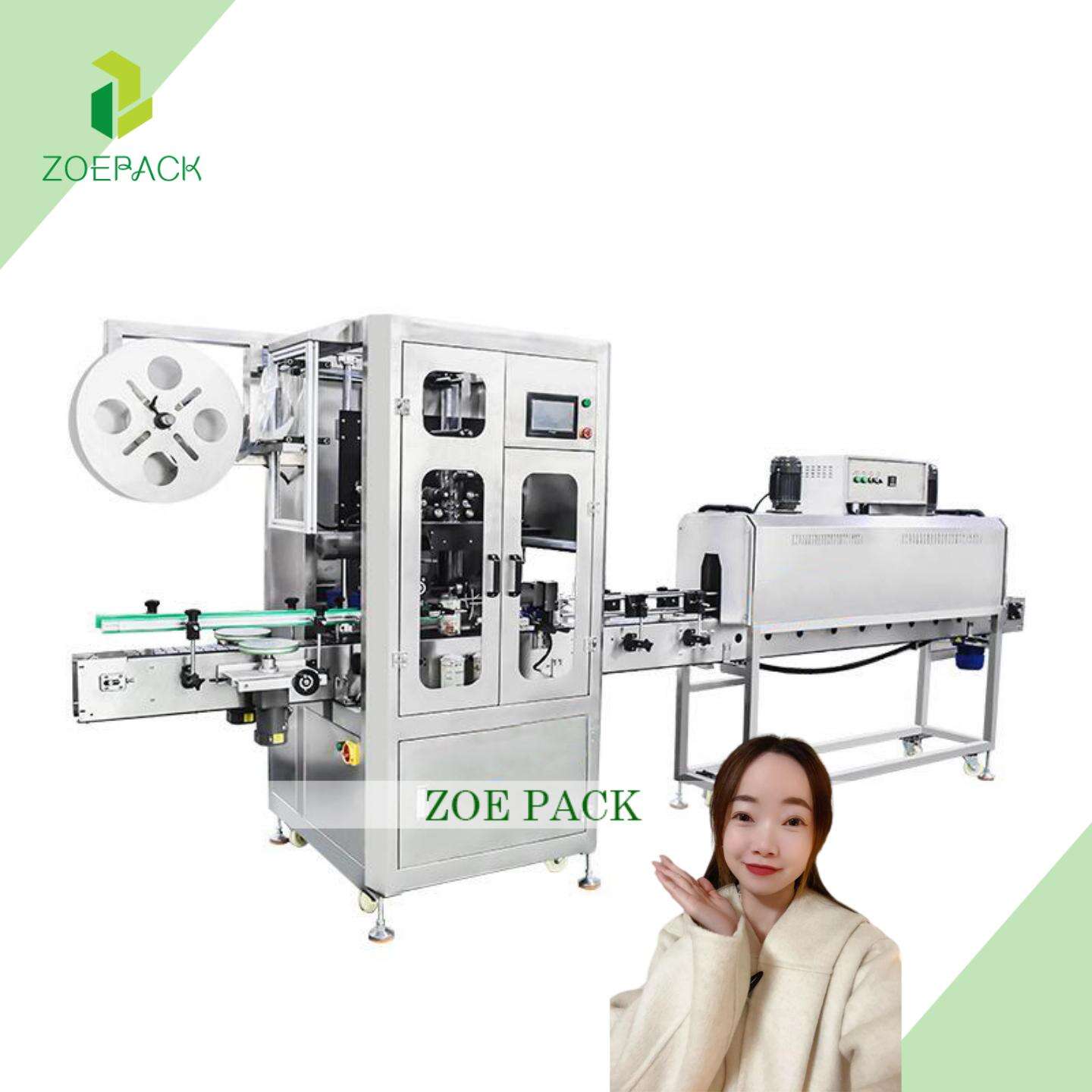 Automatic Packaging Line Plastic Glass Coffee Juice Fruit Milk Bottle Filling Sealing Machine