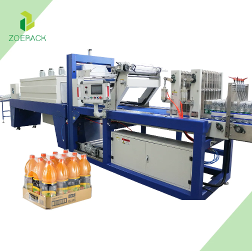 Shrink PE Film Wrapping Packing Machinery for Bottles Jars Cans  For Packing Line