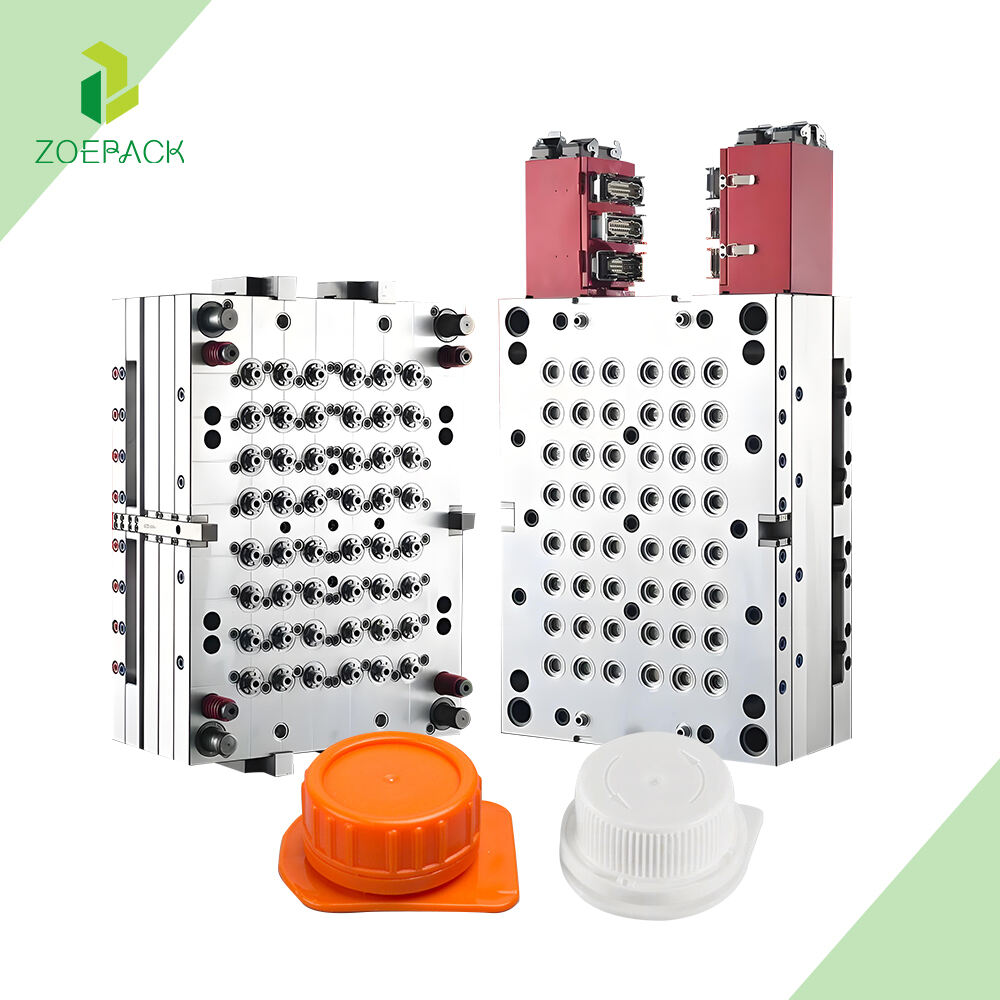 24 Cavity PP Plastic Injection Bottle Cap Mould