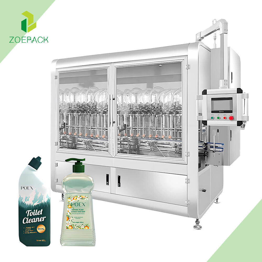 Machine de remplissage de liquide vaisselle pour nettoyeur à main servo de haute qualité