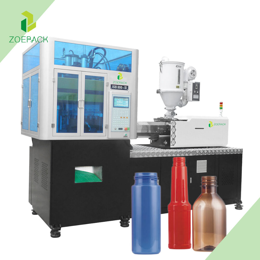 Plastic Reusable Cosmetic Bottle One Step Pet Injection Stretch Blow Moulding Machine