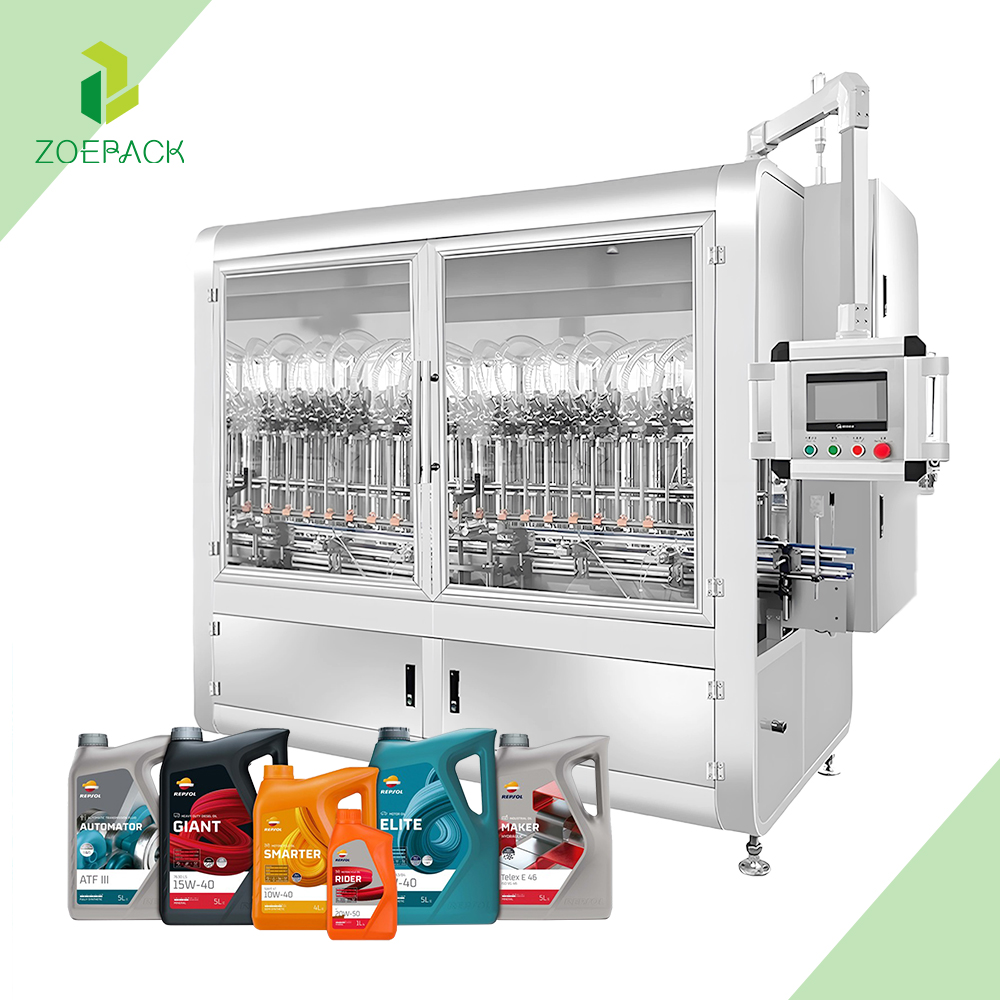 Automatic 1L 2L 3L 5L Bottle Filling Machine Lube Filling Machinery