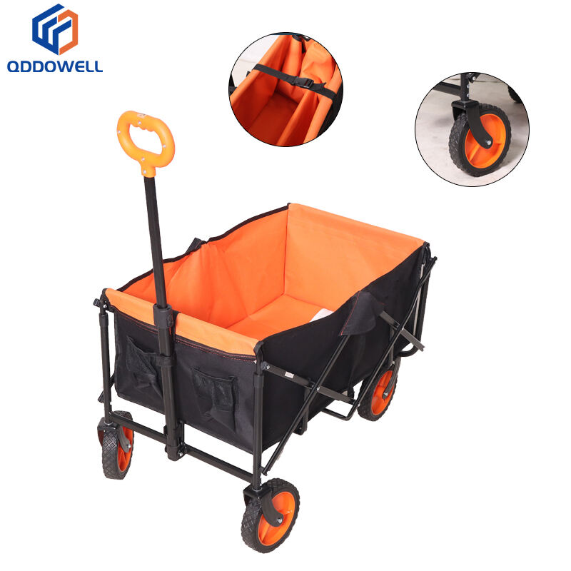 Carreta de Playa Plegable Carrito de Campaña de Buena Calidad