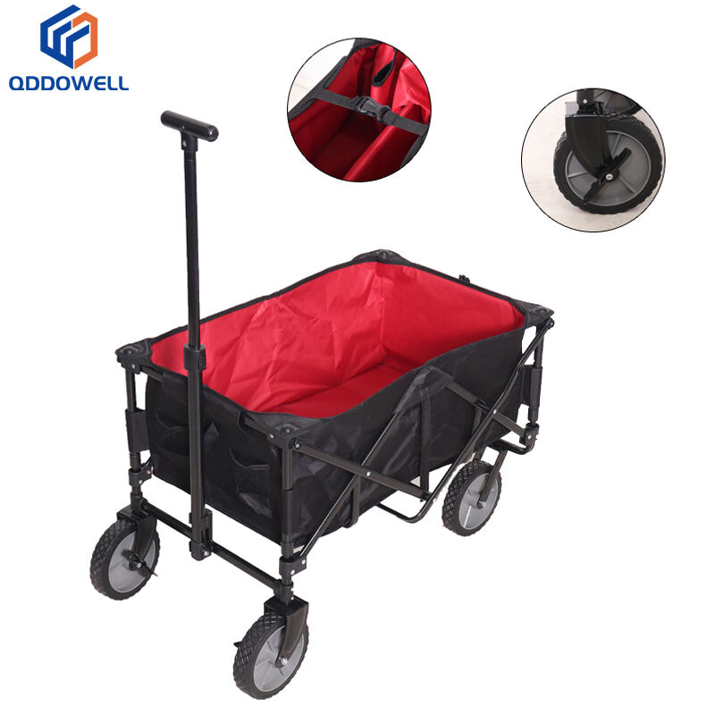All Terrain Big Wheels Camping Shopping Pull Cart Outdoor Folding Wagon