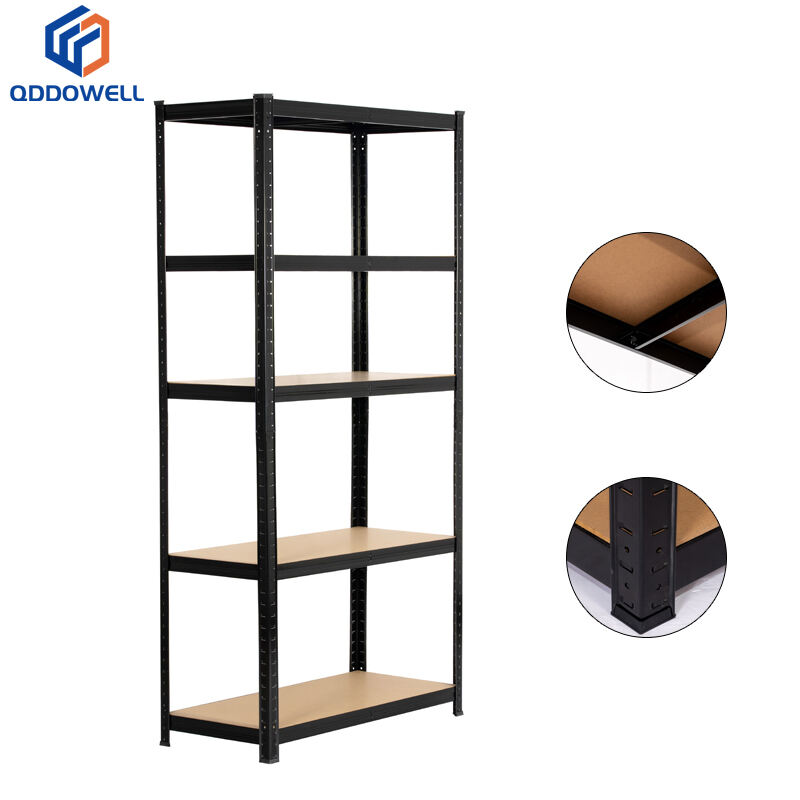 Storage Shelves Adjustable Height Heavy Duty 5-Tier Garage Shelving Unit Metal Multi-Use Storage Rack
