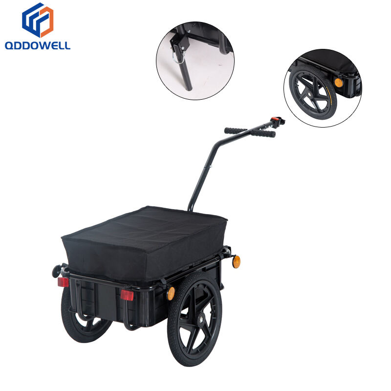 Camping Plastic Tray Bike Pet Cargo Utility Trailer Wagon Trailer