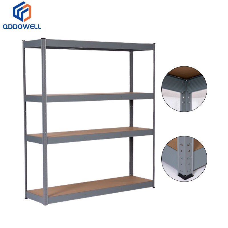 Slot boltless shelf units metal heavy duty storage racks garage shelving units warehouse racks 