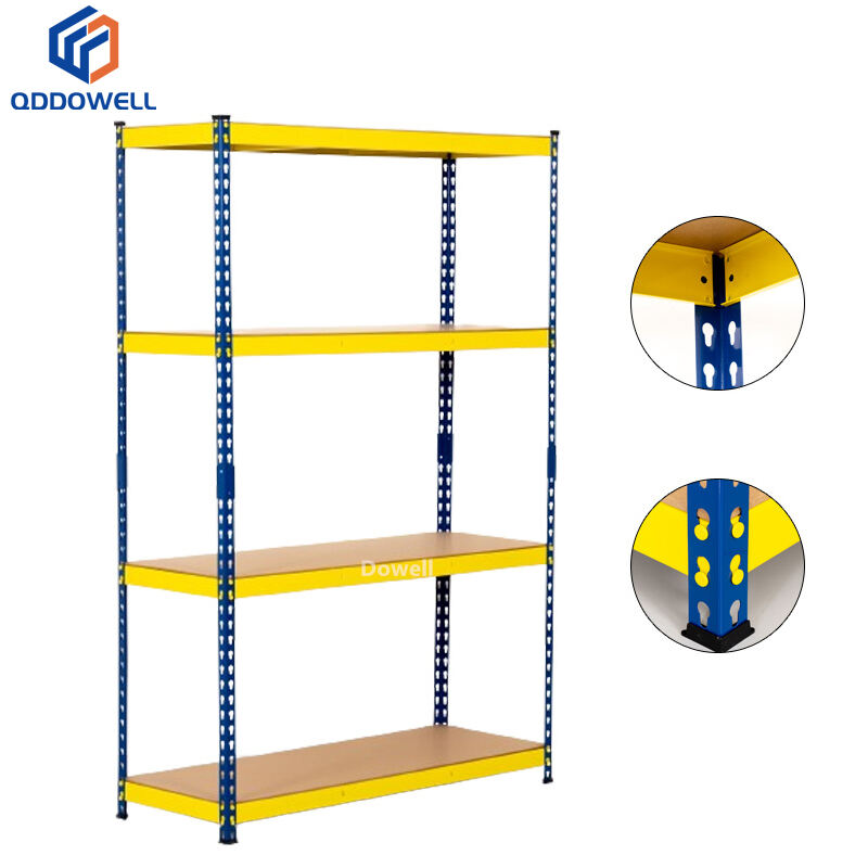 Rivet shelving boltless rack shelf storage rack garage organizer