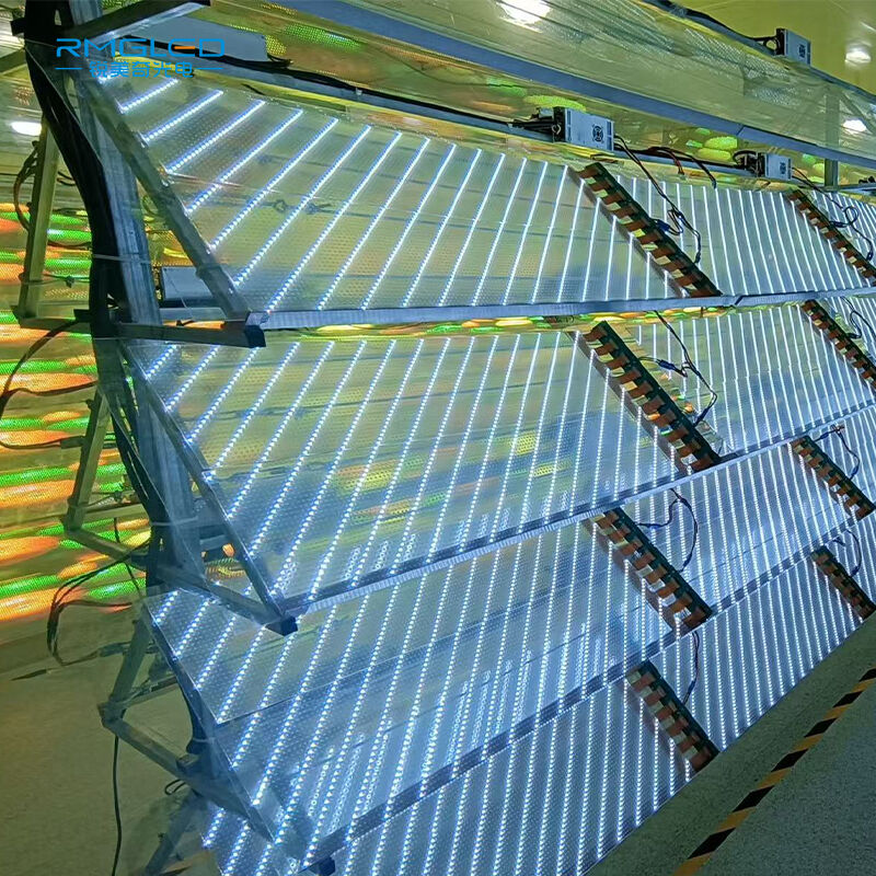 Atklājiet vizuālās tehnoloģijas nākotni ar caurspīdīgiem elastīgajiem LED displejiem