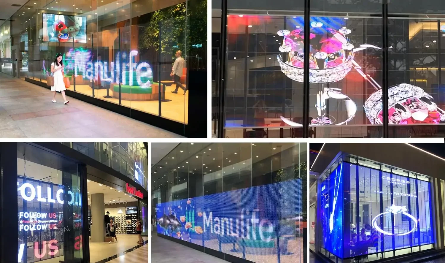 led display for shop -0