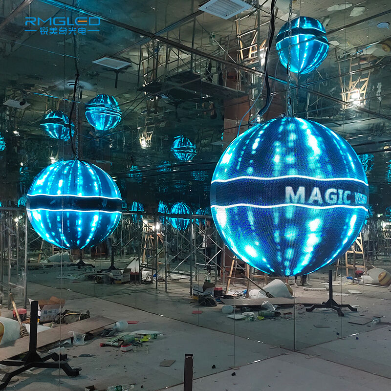 Pārveidojiet savu vizuālo pieredzi ar RMG LED sfēras displejiem