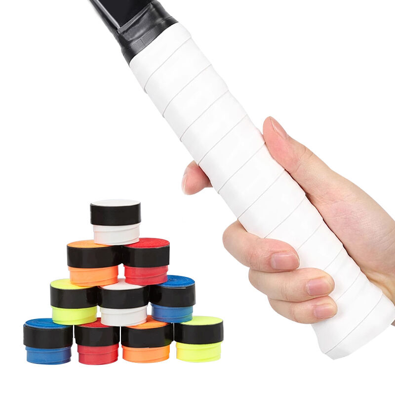 OEM wettbewerbsfähiger Preis Hochwertiges Anti-Rutsch-Tennis-Overgrip Tennis Badminton Schlägerband PU Overgrip 420 glatt