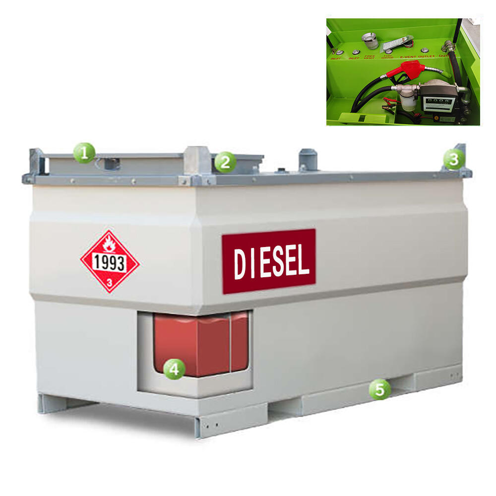 552 Gallon portable fuel dispenser with tank sale for USA