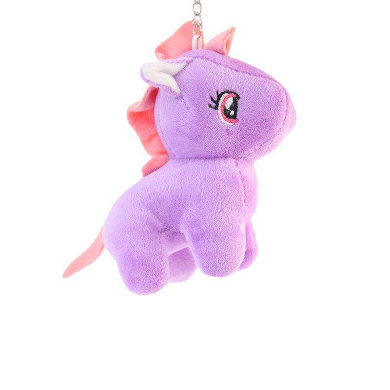 Custom Plushie Keychain Cute Mini Unicorn Stuffed Animal Keychain Manufacture