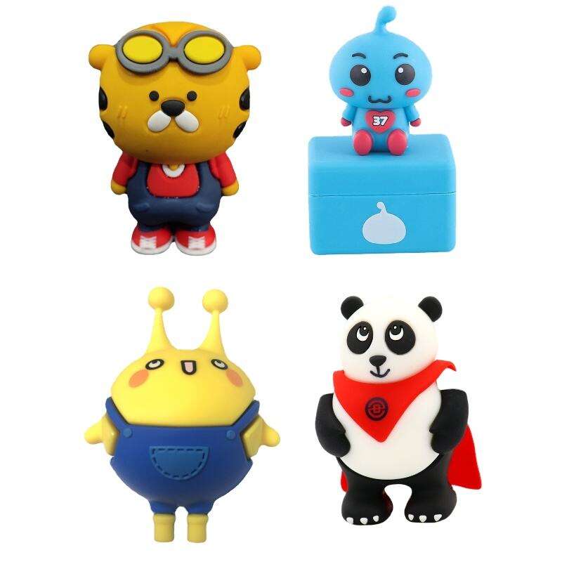 Custom Animal figurines Toys Delicate 3D Character Figurine Miniature PVC Gifts Desk Home Office Decorations