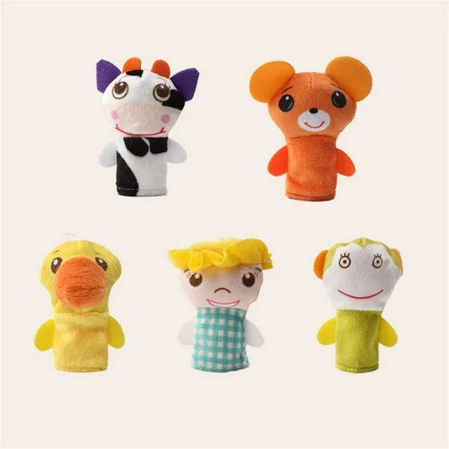 Family Felt Finger Puppet t Puppet Cute Design Hand Puppet Felt Animals Toy