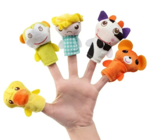 Frítt leikarviðeigindi með fingrapúppur fyrir unglinga