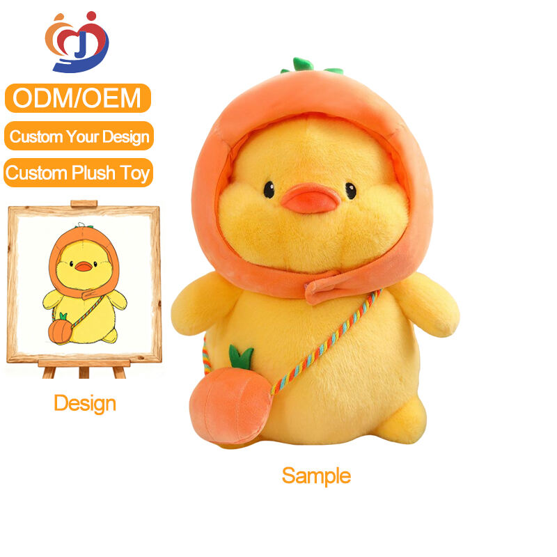 Niestandardowa pluszowa zabawka w kształcie uroczej zwierzęcego z Twoim wzorem