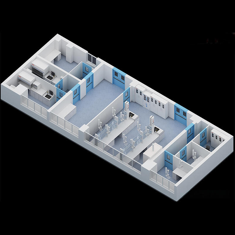 Huaao Alta Calidad Taller Personalizado de Sala Limpia Modular Portátil según Norma ISO 14644 GMP Diseño y Construcción