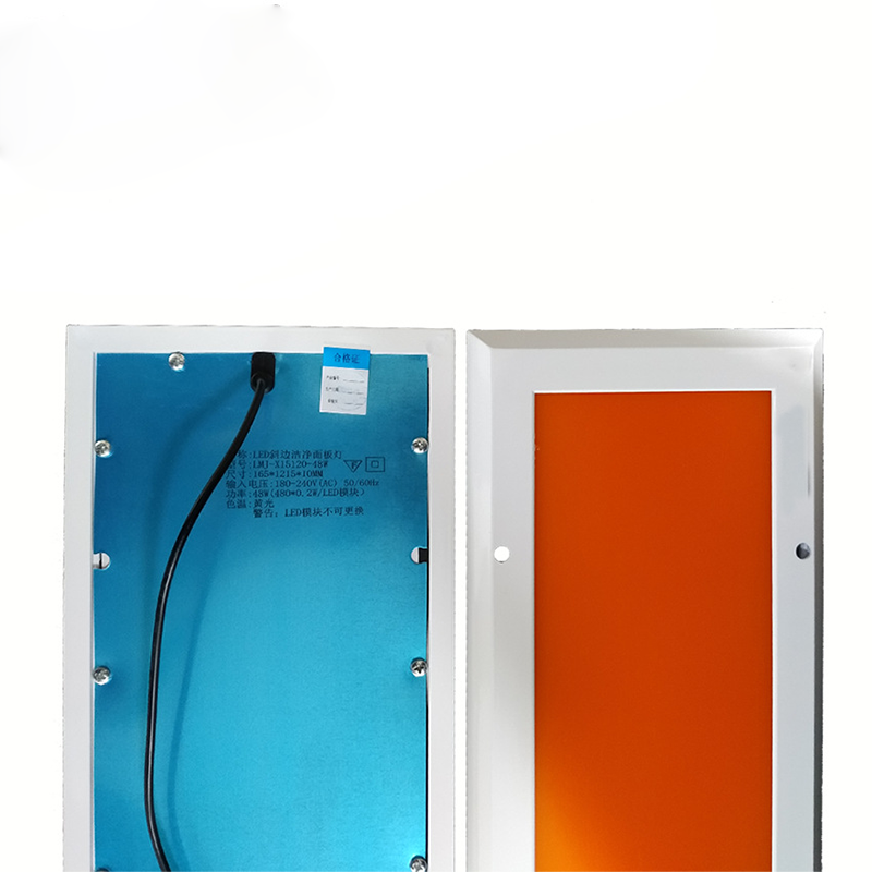 LED-gele lampenpaneelverlichting, anti-ultraviolette plaatverlichting, scherm zonder flikkering aluminium plaatverlichting, laboratorium schone verlichtingsarmaturen
