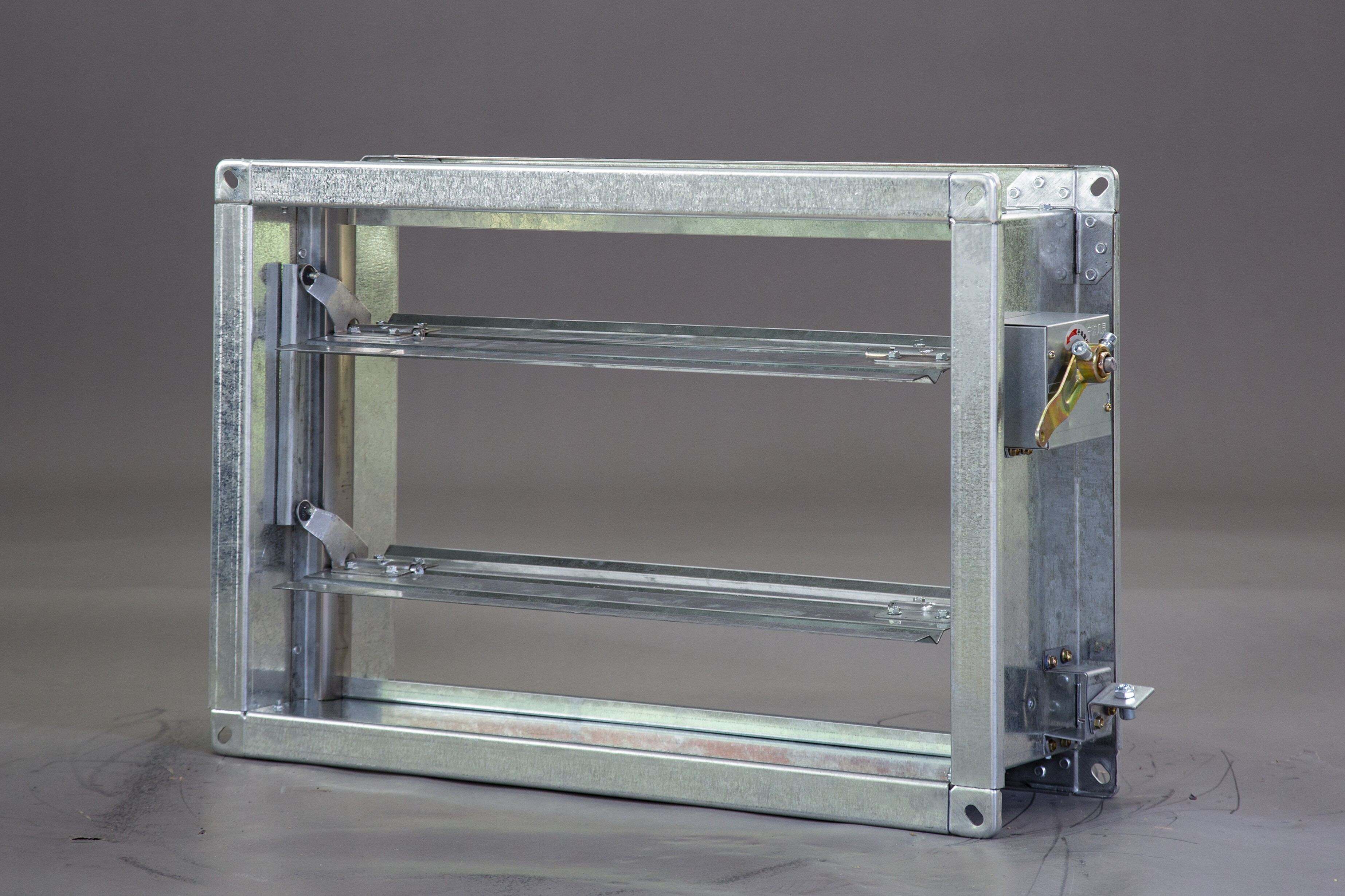 Knob-type Manual Multi-leaf Airflow Control Valve