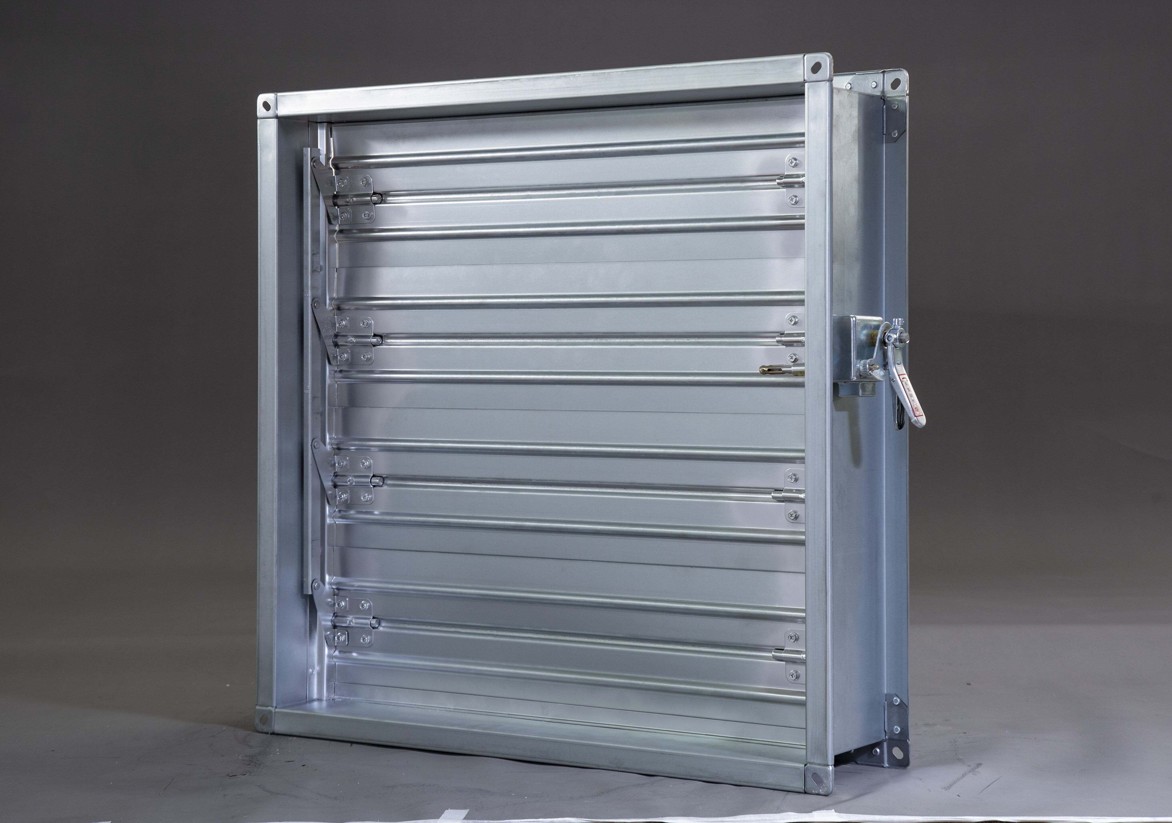 Manual Sealed Multi-Blade Double-Disc Control Valve, Type 1