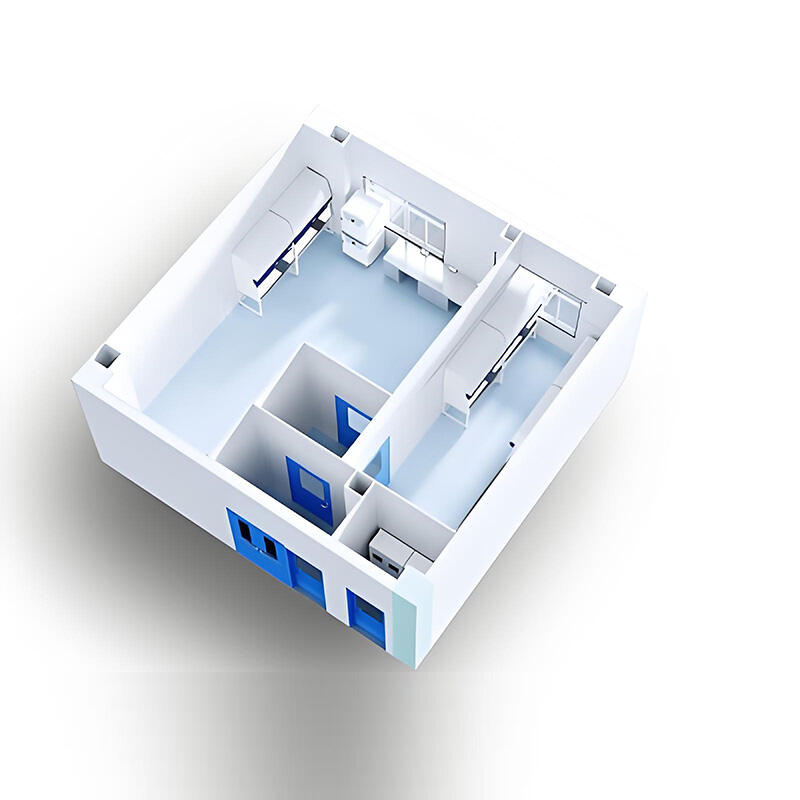 Huaao ISO 5 6 7 8 Sala Limpia Modular Personalizada para Sala Limpia Modular de Purificación con Diferentes Niveles de Limpieza Taller Sala Limpia Cabina de Limpieza Sala Limpia