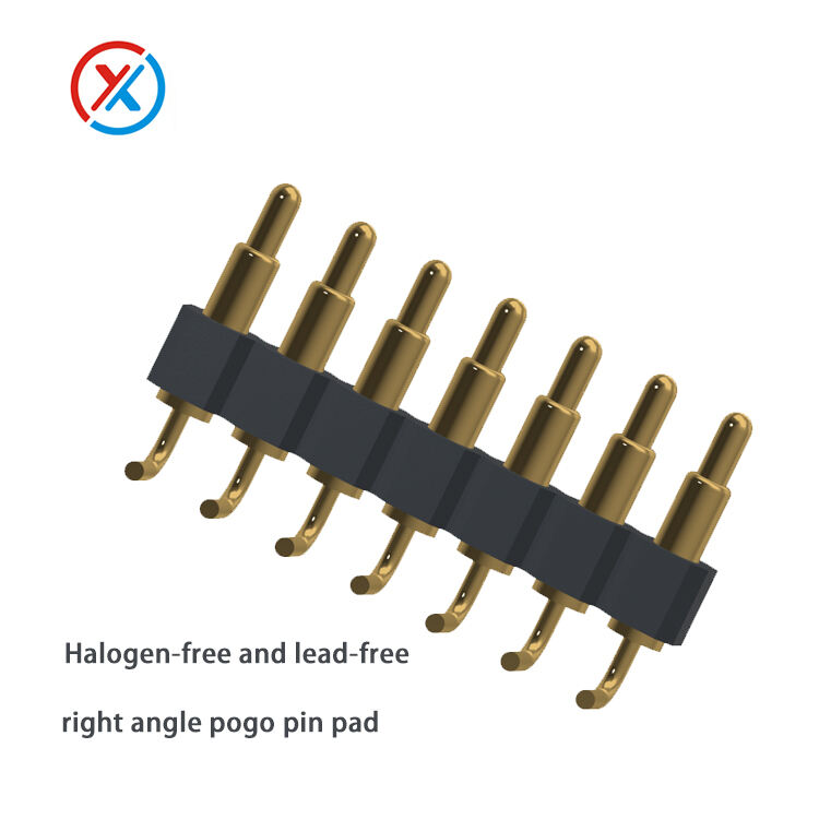 Pogo Pin Right Angle Connector Manufacturer 5 PIN