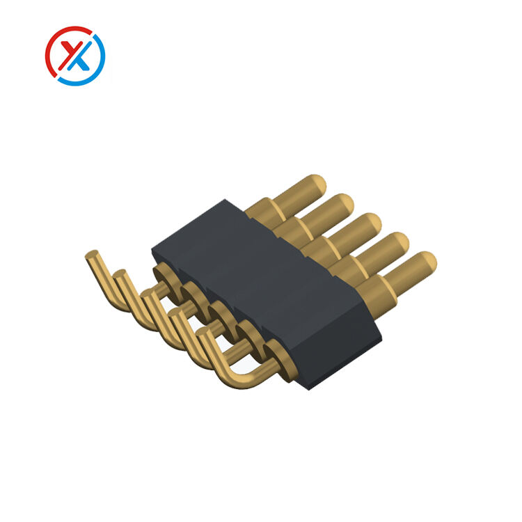 Right Angle Pogo Pin Connector Manufacturer, Halogen-free And Lead-free-5 Pin Connector