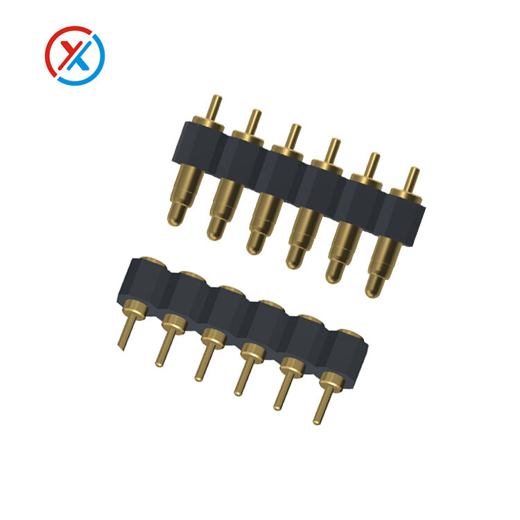 6pin pogo pin connector 3A2A current pogo connector-6PIN