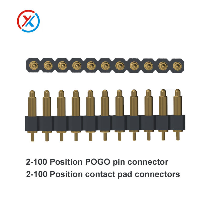 Pogo connector na may 12v 1 hanggang 3amp supplier,pogo pin 廠商